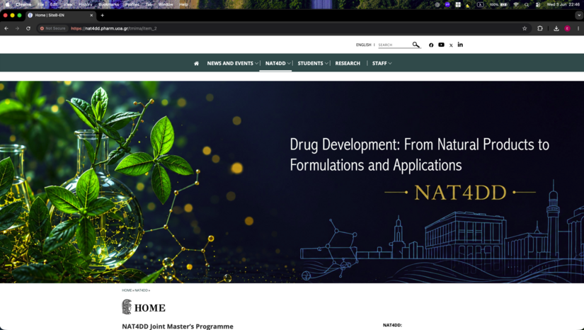 Launch of the NAT4DD Programme Website
